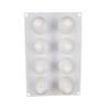 1 Pc 8 Egg Mousse Cake Mould Dessert Easter Egg Silicone Silicone Mould DIY Chocolate Baking Tool