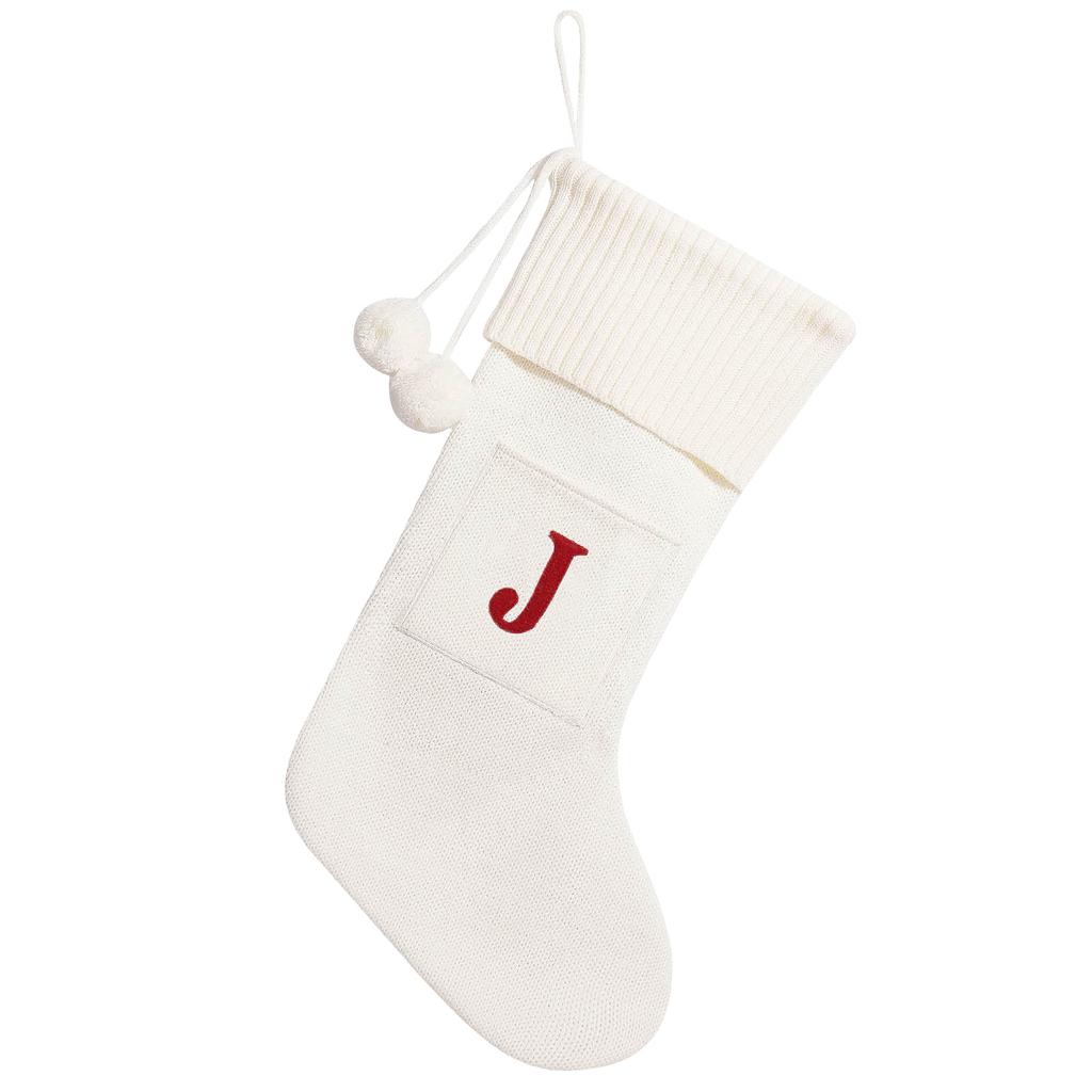 Christmas Decorations Christmas Stockings With Initials 18 Inches Large Embroidered Knit Christmas Gnome Beards For Crafts