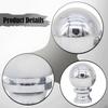 3 Lamp Finials with Thread, Replacement Metal Knob, Spherical Knob for DIY, Lampshade Nut,