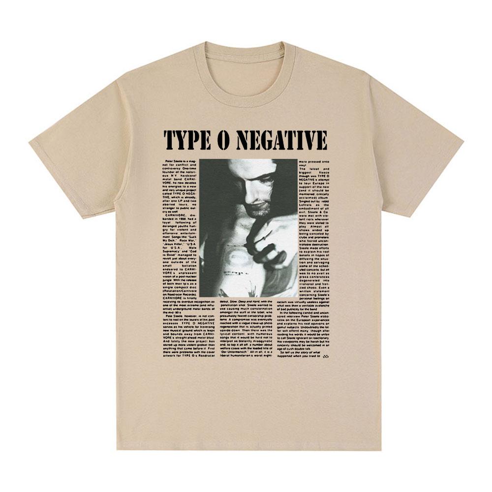 Type O Negative T Shirt Unisex Women Clothing Gothic Metal Rock Band Tshirts 100 Cotton Casual Short Sleeve Tee Shirt Oversized