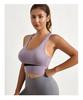 Women's Large Bust Minimizer Wireless Sports Bra - Shockproof Yoga Fitness Vest