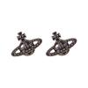 Vivienne Westwood Women Para Earring Gunmetal 62010015