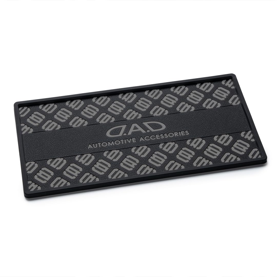 

GALSON Силиконовый Широкий DAD Совместимый с Коробчатыми Салфетками D.A.D Противоскользящий Коврик, Модель, Монограмма, Черный/Серый, HA699-01-03, Противоскользящий Коврик,