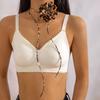 Drawstring Flower Necklace Lace Up Korean Style Choker Fresh Butterfly Orchid Clavicle Chain  Women