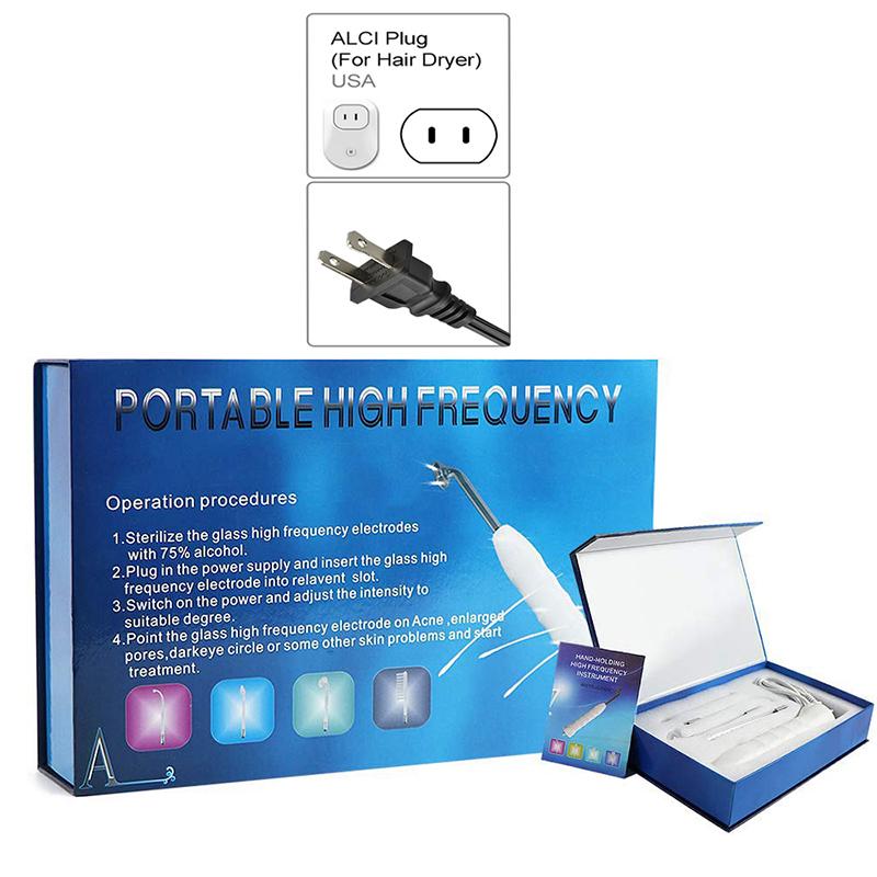 

Профессиональная палочка для терапии лица, портативная, высокочастотная, антивозрастная, уменьшающая морщины, косметическая косметика белый