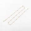 Metal Eyeglass Chain Strap for Glasses and Sunglasses Lightweight Beaded Glasses Holder Necklace for Daily Use and Travel