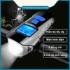 Waterproof Bicycle Light Usb Charging Bike Front Light Flashlight Handlebar Cycling Head Light W/ Horn Speed Meter Lcd Screen