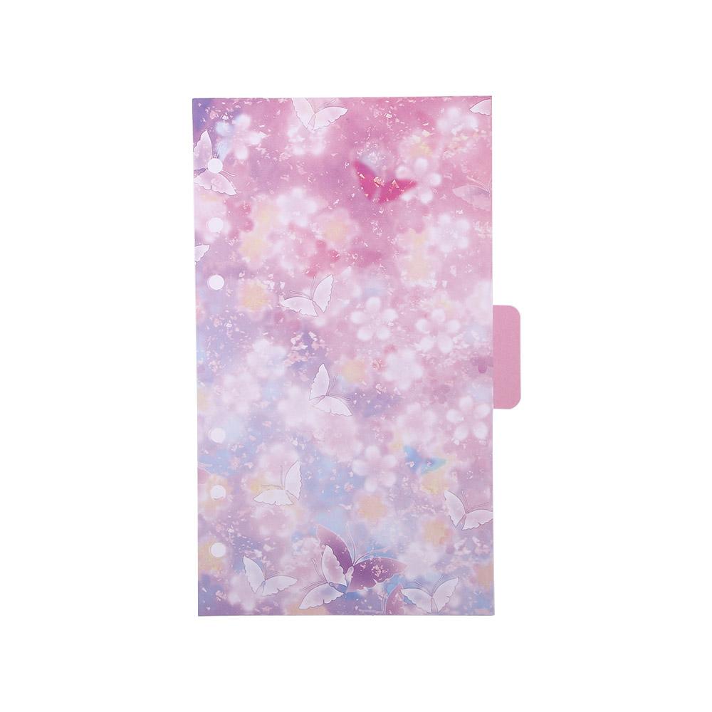 Page Tab Notebook Divider Index Binder Index Page Cherry Blossoms Style Loose Leaf Separator Page