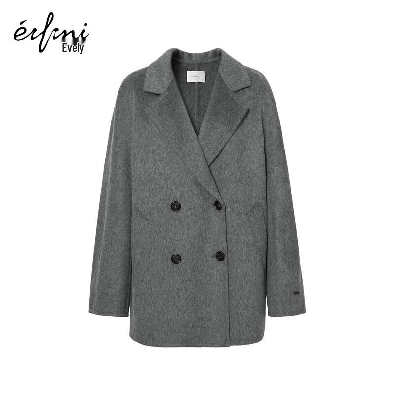 

Женское двубортное пальто Eifini из смесовой шерсти M