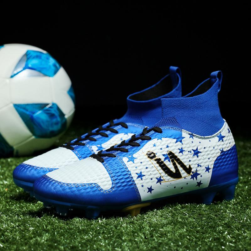 31-48 Large High-quality Shock Absorption Anti-skid and Wear-resistant High Gang Spike Sports Football Shoes