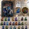 Dragon Fan Collection Christmas Advent Calendar 2026, 2D Flat Acrylic Ornaments, 24 Days Countdown Gift Box for Kids, Fantasy Lovers Themed