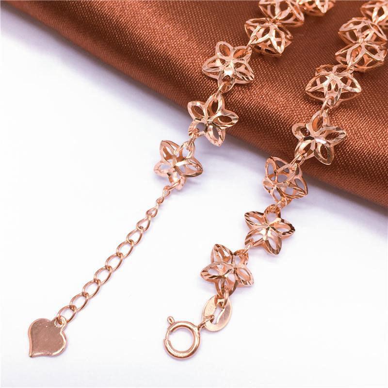 Purple Gold Simple Star Lianxing Bracelet Plated Rose Gold Jewelry Women'S High-End Temperament