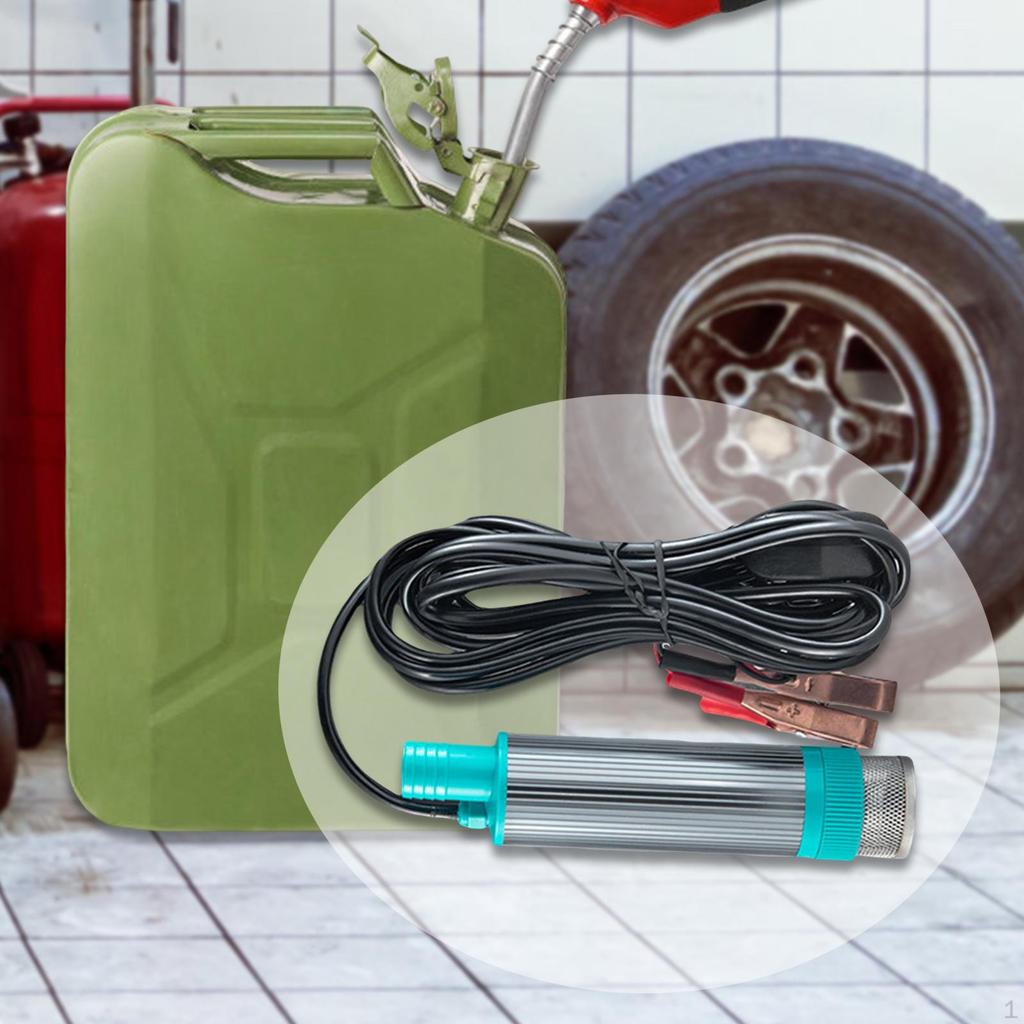 Electric Oil Pump Transfer Low Noise Fast Speed Leakproof Submersible Water Pumping for Marina