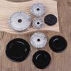 Set Oven Gas Hob Burner Flat Fire Cover Crown Flame Cap Gas Burner Flame Cap Fits Most Gas Stove Burners Accessories Stove