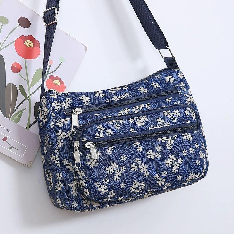 Korean Version Oxford Canvas Bag Casual and Versatile Sports Travel Shoulder Bag Crossbody Bag Women's Small Bag