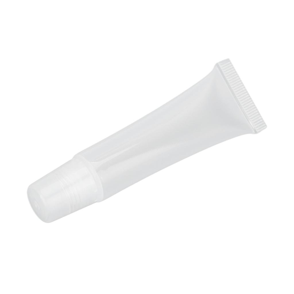 10 sztuk 15ML Pusta tubka na błyszczyk do ust Profesjonalny przenośny pojemnik na balsam do ust z PVC do kosmetyków DIY