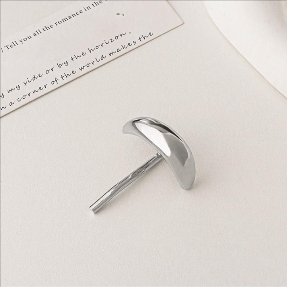 Chic Metal Smooth Hair Claw Clips Simple Geometric Hairpin Low Ponytail Hair Claws Women Girls Hair Stickers Hook-off Accessorie