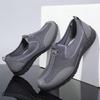 Cloth Shoes Summer Mesh Men's Shoes Medium and Old Breathable One Pedal Black Light Non-slip Lazy Shoes Breathable Mesh
