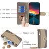 For Motorola Moto G35 5G Case Mirror Wallet Leather Phone Cover with Chain Shoulder Strap