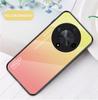 For Honor X9B X 9B Deksel Gradient Aurora Herdet Glass Myk Ramme Bakdeksel Telefondeksel