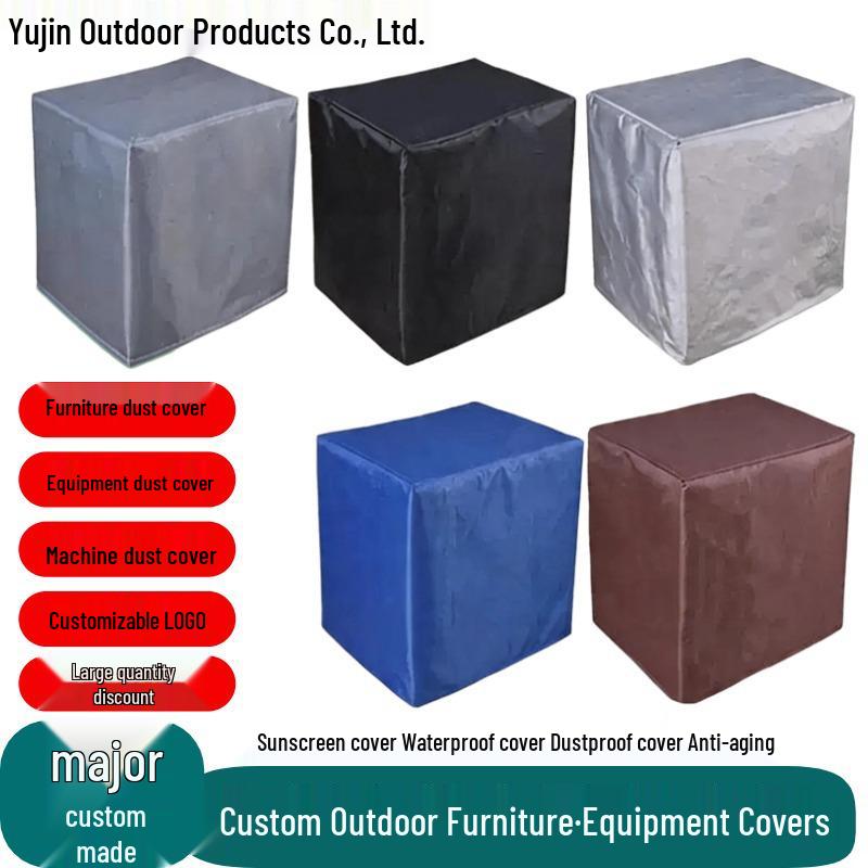 Outdoor Furniture Dust Cover - Weatherproof Oxford Cloth with Sun and Rain Protection Oxford Cloth 210D Silver