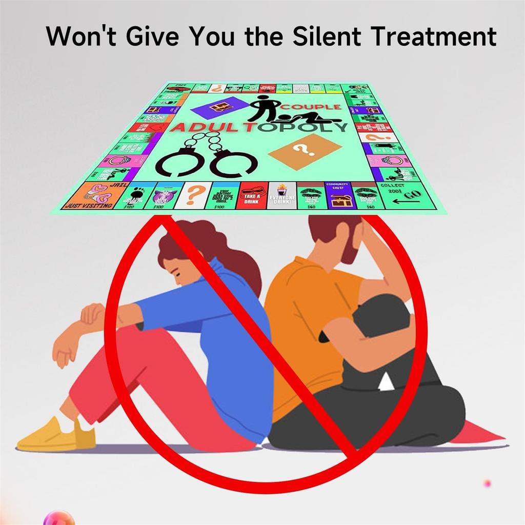 Adultopoly Brettspiel, Paar Brettspiel für Erwachsene, Paar Brettspiel für Erwachsene, Brettspiele, Schlafzimmerspiele für Paare,