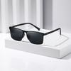 Nylon Polarized Sunglasses Men'S Metal Frames Trendy Square Sunglasses Driving Sunglasses