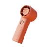 Handventilator, Tragbarer Mini-Hochgeschwindigkeits-USB-Ventilator, mit Turbinen-Luftkonzentrationsenergie, Lange Akkulaufzeit, Orange
