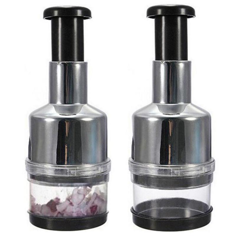 Vegetable Fruit Onion Chopper Cutter Hand Press Food Chopper Garlic Grinder