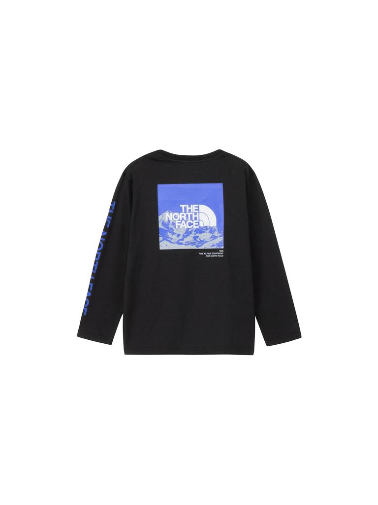 The North Face Long Sleeve Graphic Size Size 140 Tee, Black, 2,
