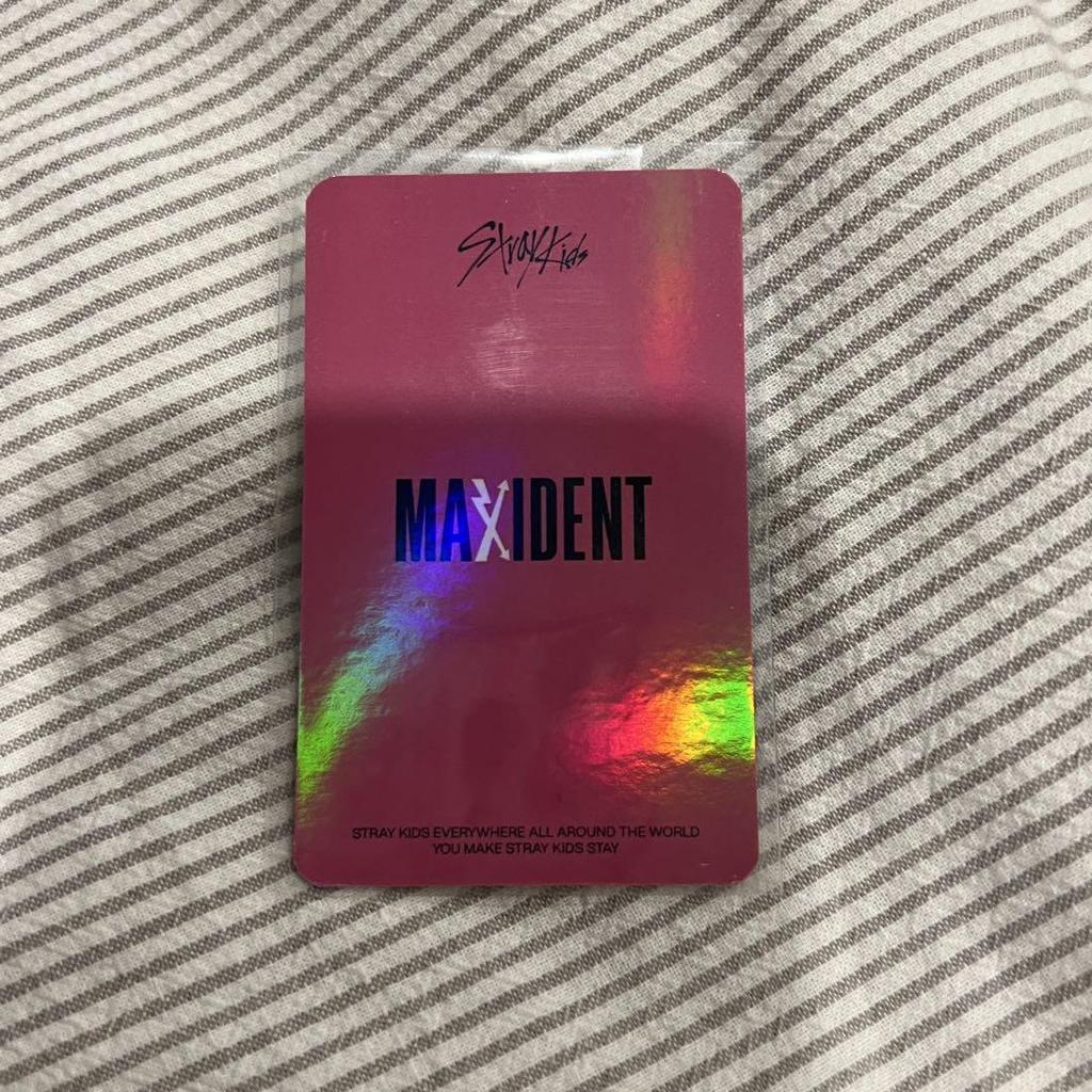 [USED] StrayKids MAXIDENT KMStation Han Bonus Trading Card