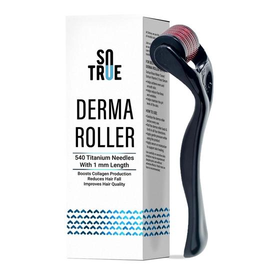 Sotrue Derma Roller For Hair Growth 1 mm with 540 Titanium Needles and Djokr Marine Perfume For Men 100 ml