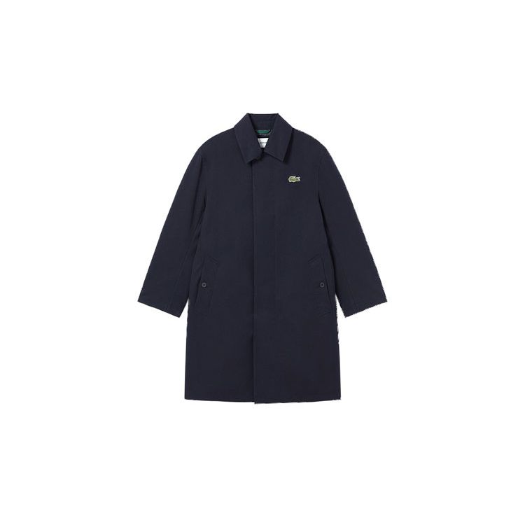 Lacoste Solid Color Polo Collar Single-Breasted
