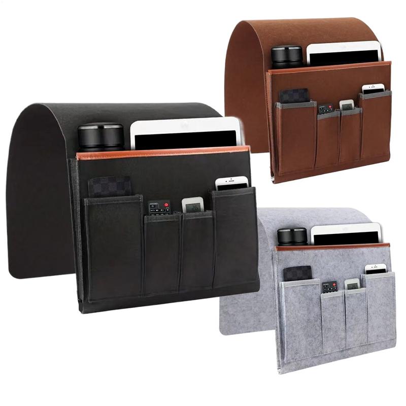 Haushalts-Sessel-Caddy Filz Sofa Relaxliege Armlehnen-Organizer Für Tablet Handy Fernbedienung Hängende Aufbewahrungstasche