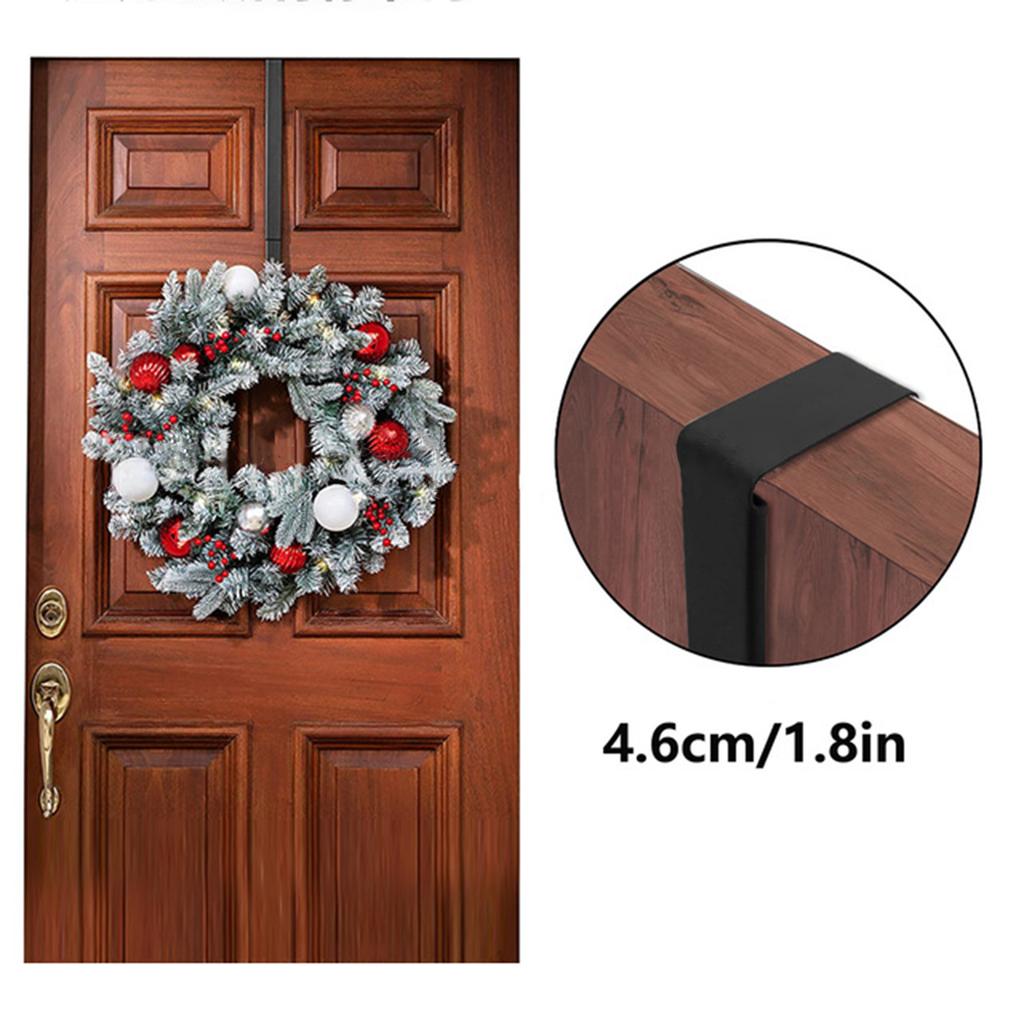 Retractable Over Door Hook Black