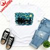 Supernatural Night T-Shirt Starry Night Winchester Bros Tee Hunter Life Gift Tshirt Sci-Fi TV Show SPN Fan Apparel Menunisex Top