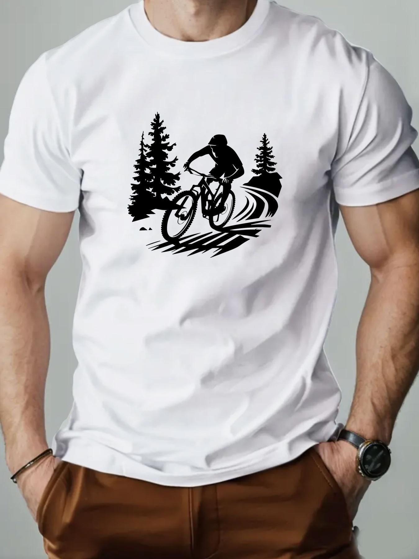 

European sizes Men s Solid Color Casual Short Sleeve T-Shirt Suitable for Summer - Round Neck Solid Color Basic Tee 4XL білий