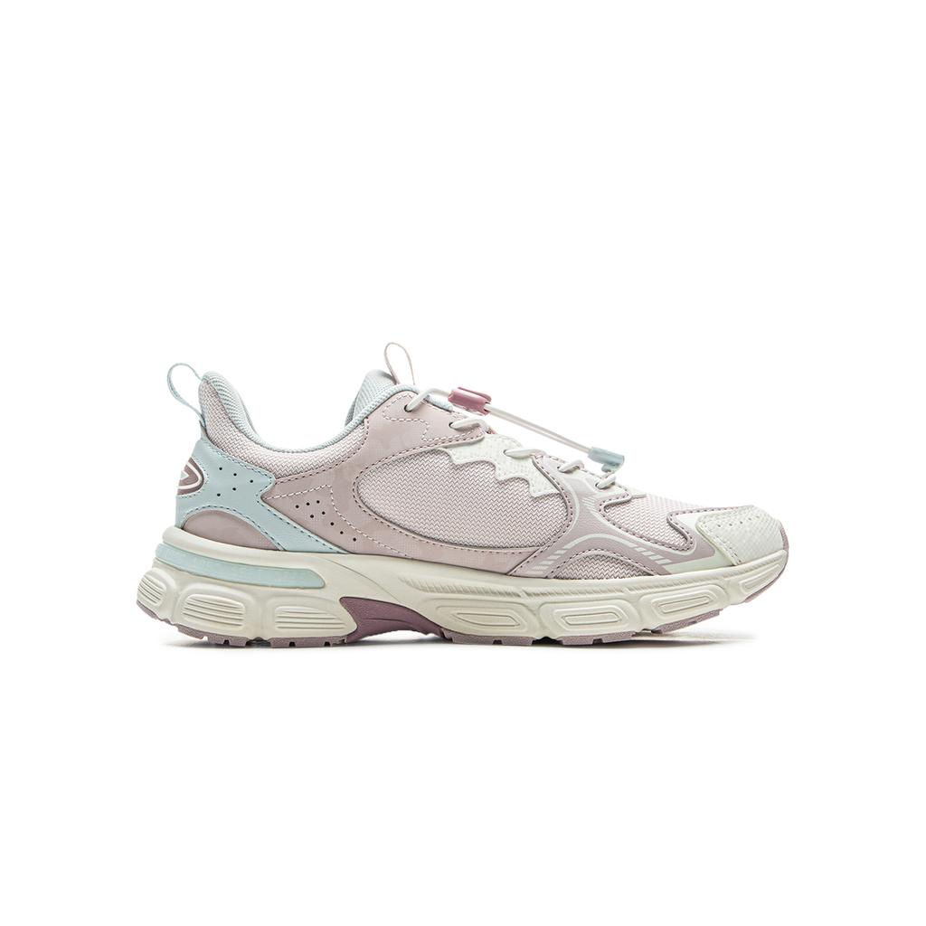 Li Ning Comfortable Versatile Kids Casual Shoes Kids Casual Shoes Peach-Pink Lotus-Pink-Purple YKCV032-4