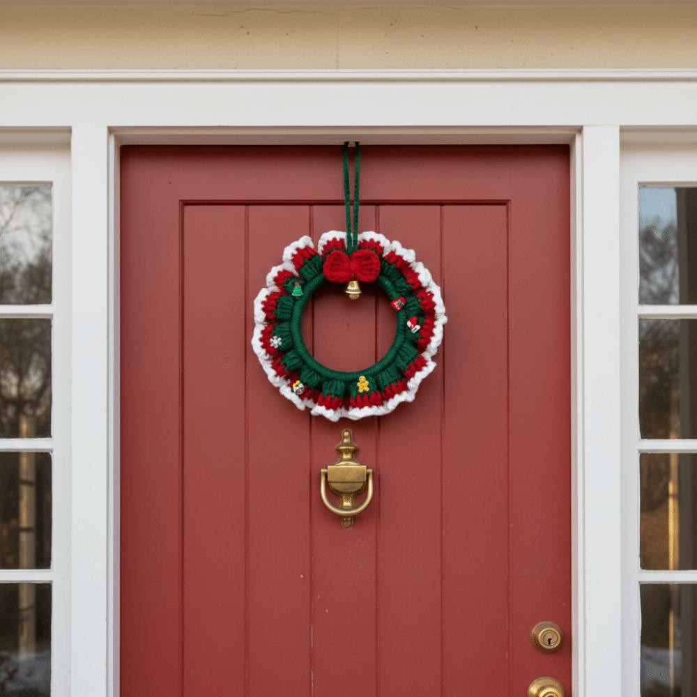 Pine Cone Christmas Wreath Green Vine Ring Christmas Tree Decoration  for Christmas