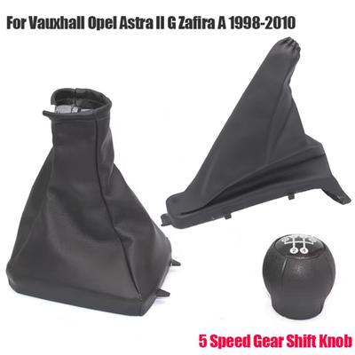 Gear Shift Stick Lever Shifter HandBall with Gaiter Boot Case Manual 5 Speed for Vauxhall Opel Astra II G Zafira A 1998-2010