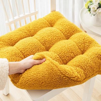 Plush Office Chair Pad Winter Thick Car Seat Pad Durable Seat Cushion  Office Home Decor