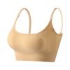 Seamless Wireless Sports Bra for Women with Back Support and Removable Padding Stretch Fabric Comfortable Fit Gym Yoga Activewear