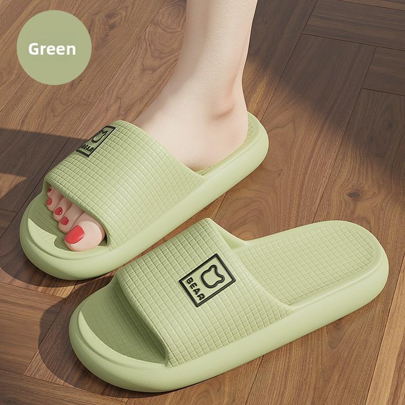 Fashion Fashion Summer Couple Non-slip Flat Slides Soft Cosy Seabeach Sandals Men's Slippers Women Casual Home Indoor Flip Flops