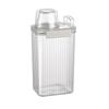 Large Capacity Cereal Containers with Measure Cup Plastic Sealed Jar  Snack