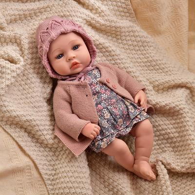 Boneca Bebê Reborn de Corpo de Pano de 40CM Para Menina Bebê Realista Boneca Reborn Boneca Bebê Macia Sem Cabelo Bonecas Bebê de Alta Qualidade