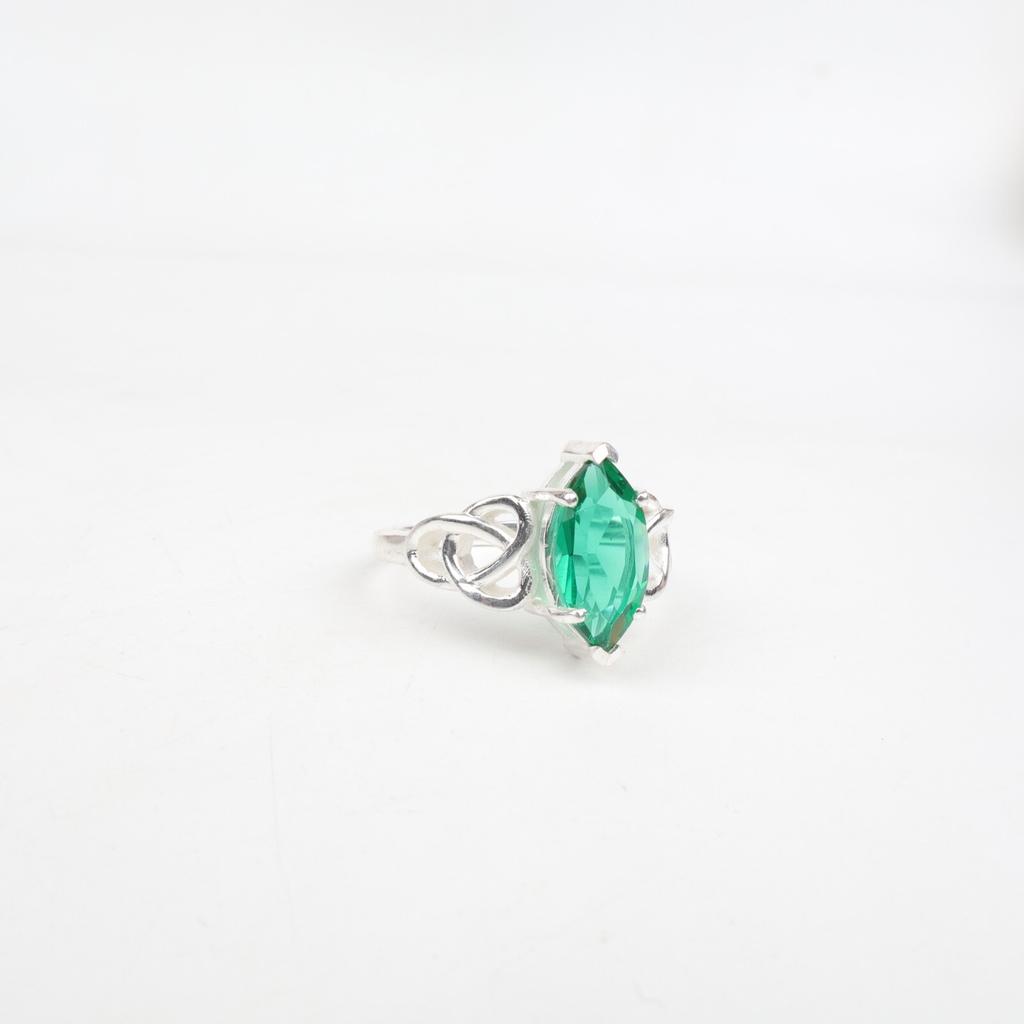Chrome Diopside Gemstone 925 Sterling Silver Boho Jewelry Ring For Birthday Gift CZR-5-9