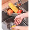Kitchen Sink Drain Basket Stainless Steel Triangle Food Vegetables Peel Egg Filter Storage Organizer Kitchen Shelf Rack Drainier