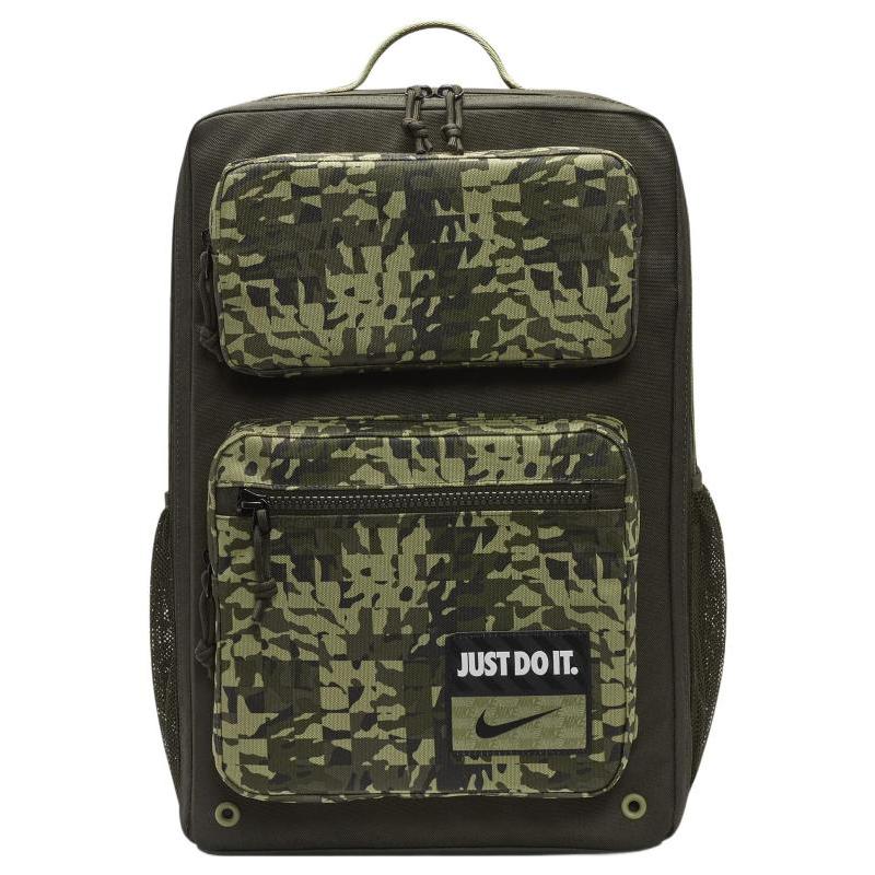 Nike Polyester Backpack Regular Unisex Green Lightweight Casual DQ5168-355