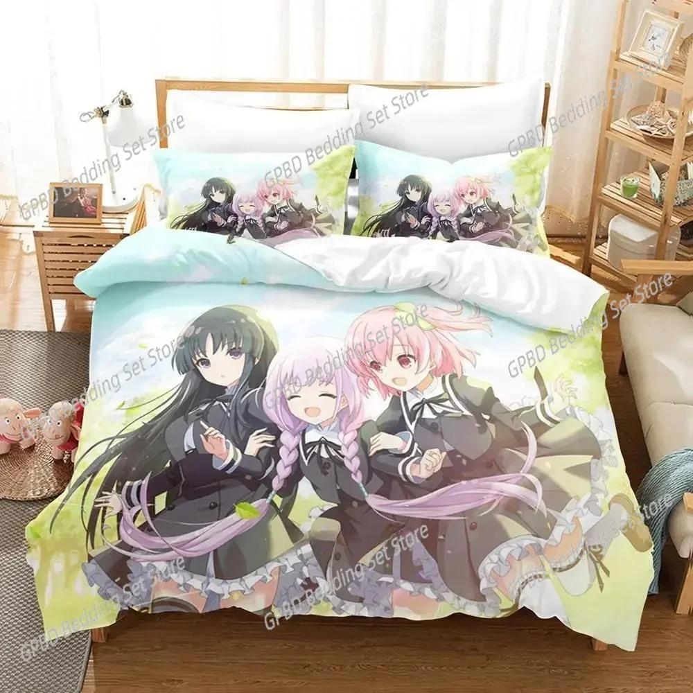 Assault Lily Bouquet 3D NEW Duvet Cover Pillowcase Bedding Set Adult Boy Girl Bedroom Decoration Children Single Double Large
