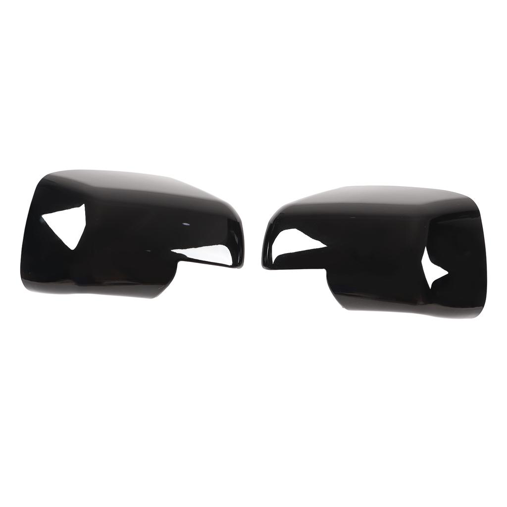 1 Pair Door Rear View Mirror Cover Side Glossy Black Wing Mirror Cap Replacement For Land Rover